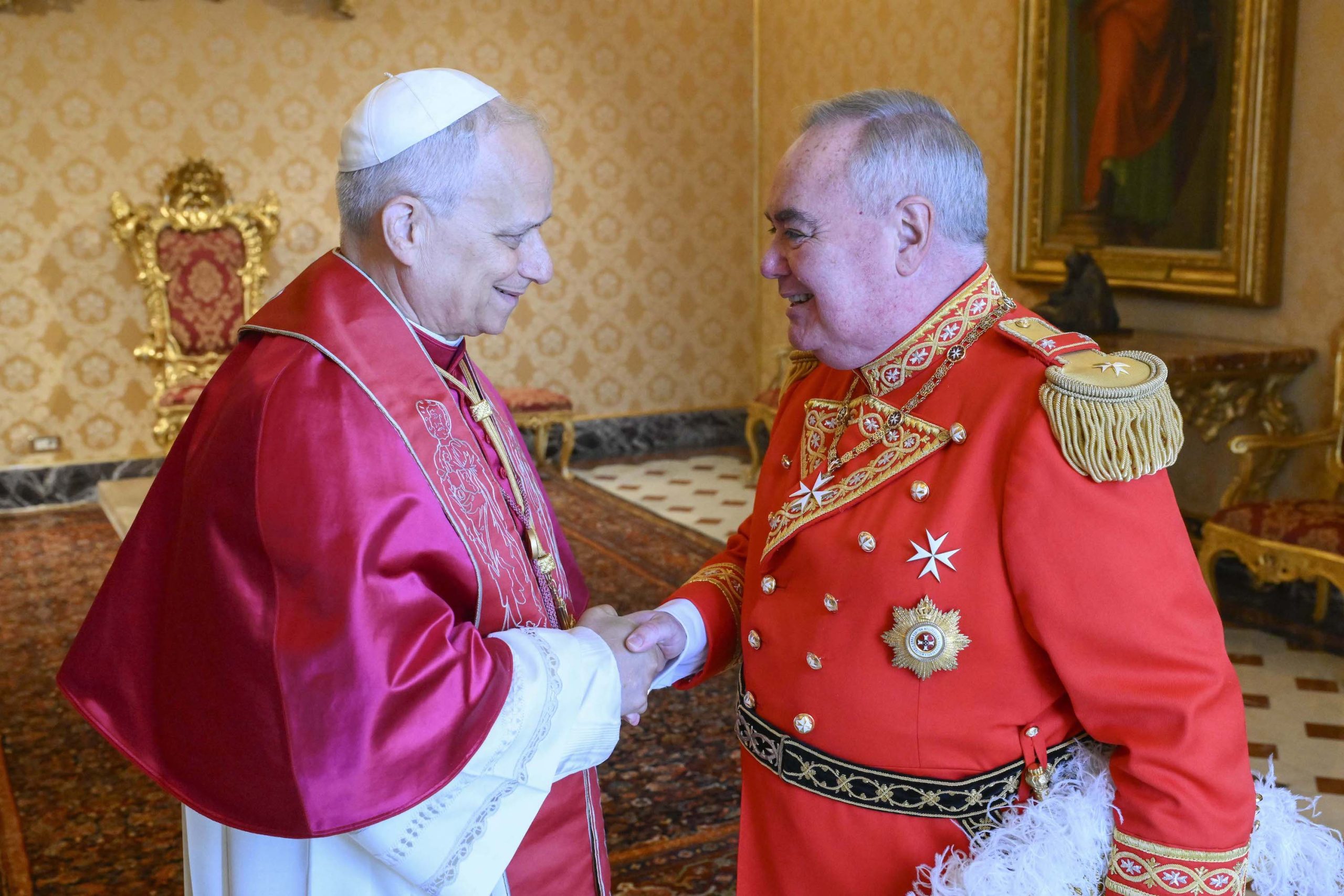 Pope Leo XIV receives the Grand Master of Order of Malta in Audience