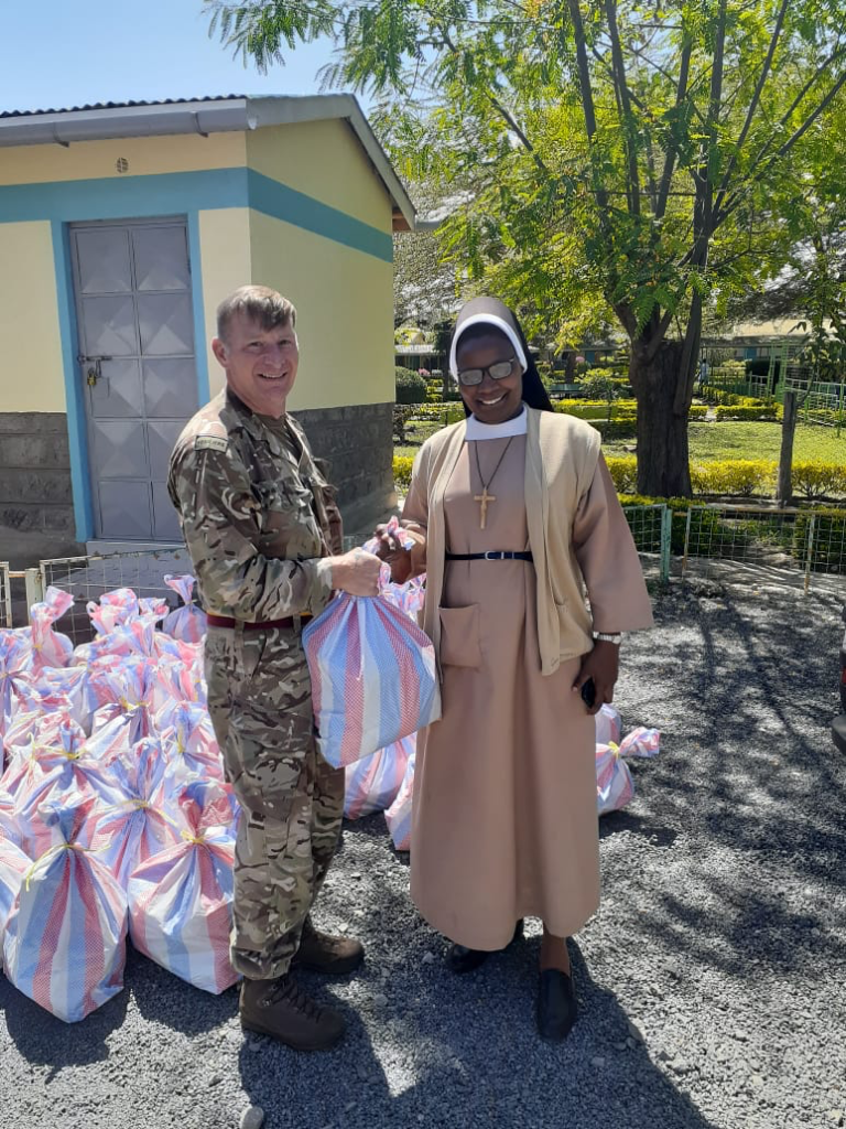 Christmas food hamper donation Embassy of the Sovereign Order of