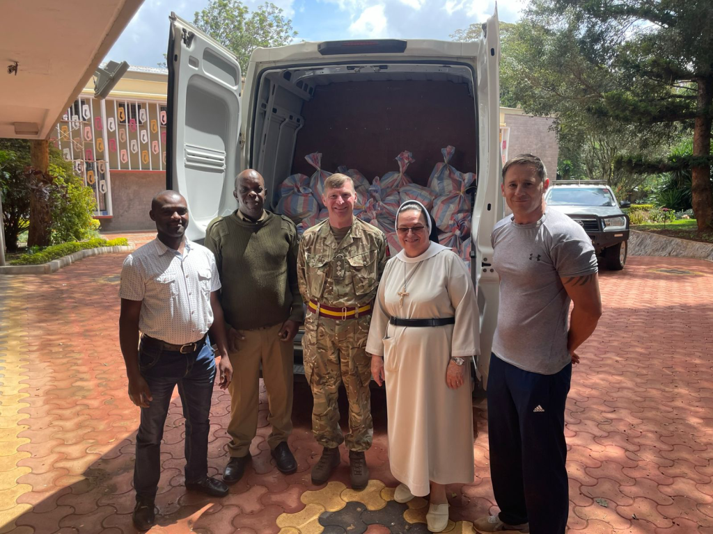 Christmas food hamper donation Embassy of the Sovereign Order of