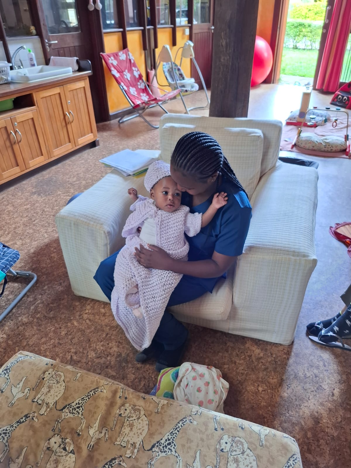 Donation of Warm Infant Clothes to The Nest Baby Village